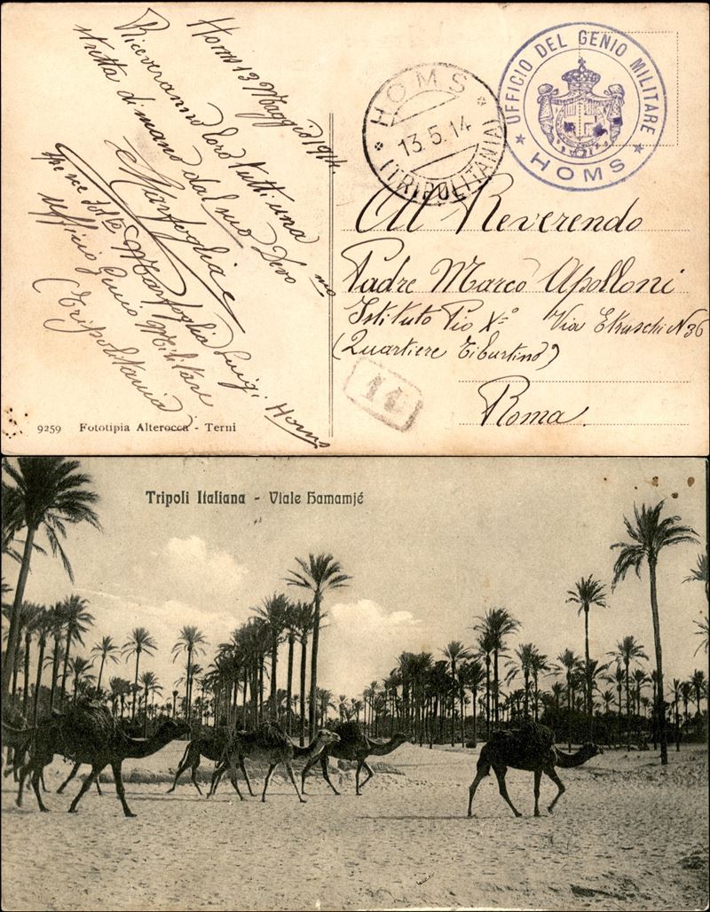 Italia / Colonie / Libia / Franchigia Militare
