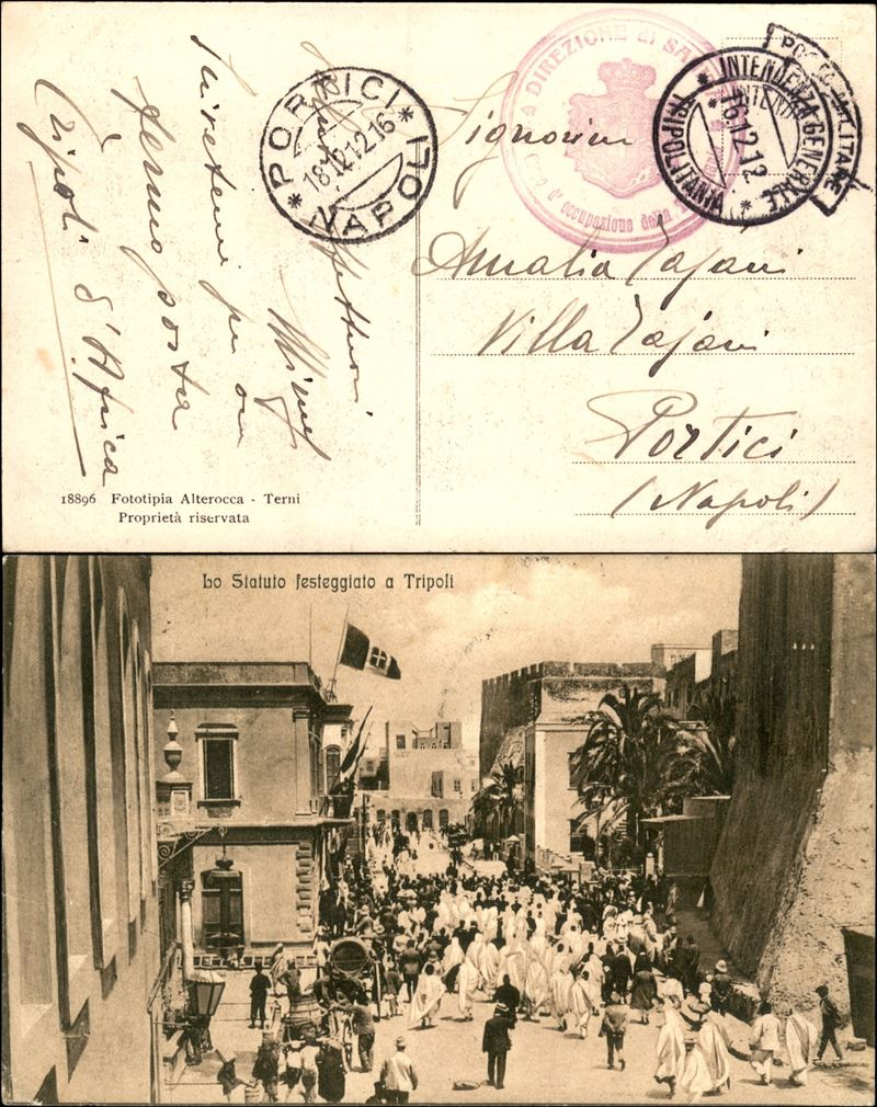 Italia / Colonie / Libia / Franchigia Militare