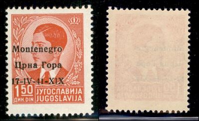 Italia / Occupazioni II Guerra Mondiale / Montenegro / Posta Ordinaria