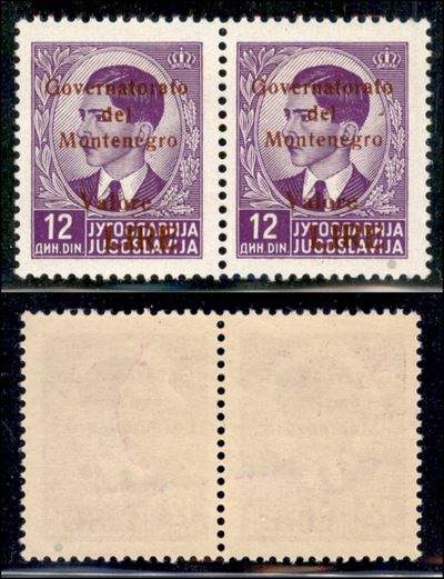 Italia / Occupazioni II Guerra Mondiale / Montenegro / Posta Ordinaria