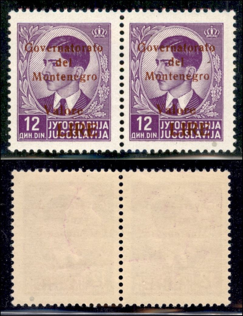 Italia / Occupazioni II Guerra Mondiale / Montenegro / Posta Ordinaria