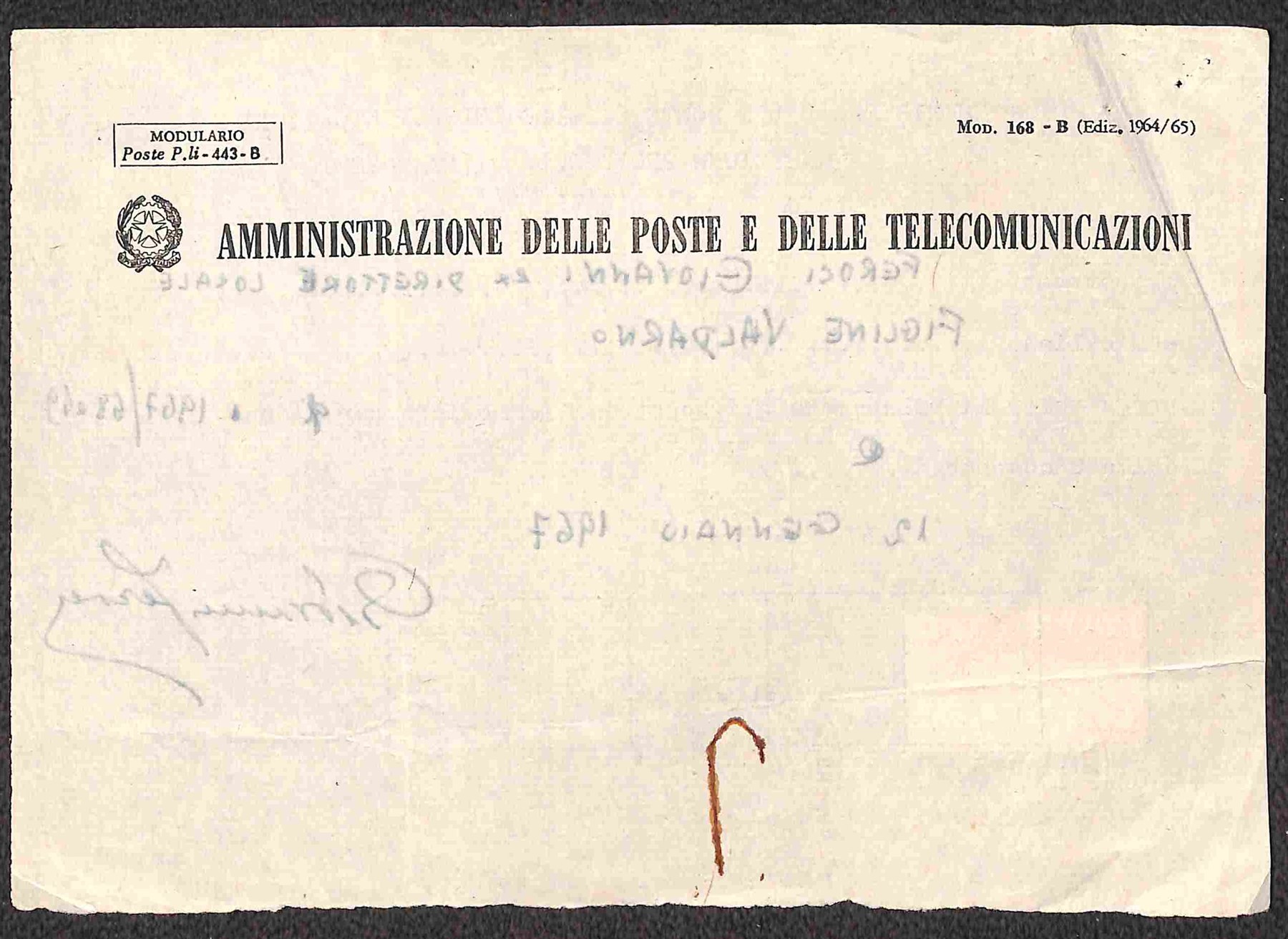 Italia / Repubblica / Posta Ordinaria