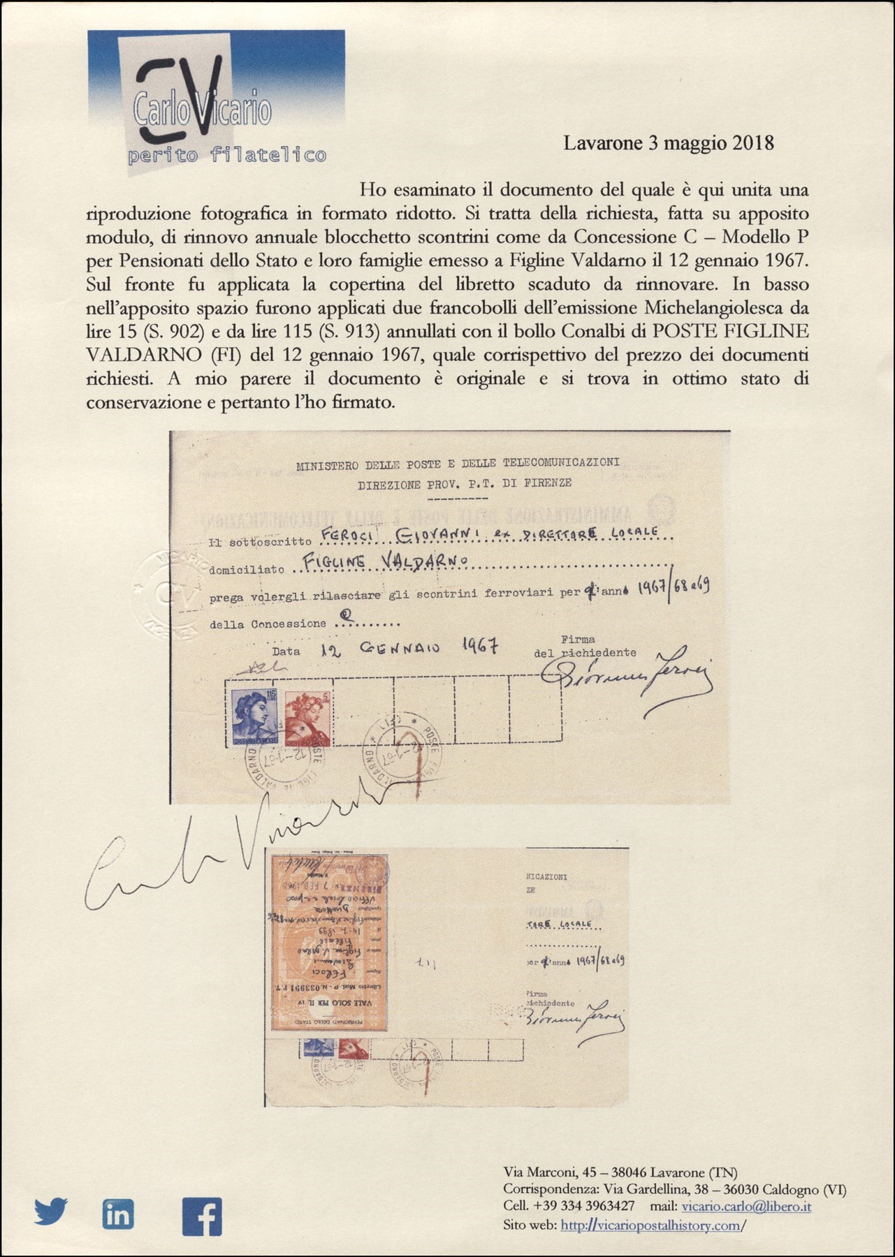 Italia / Repubblica / Posta Ordinaria