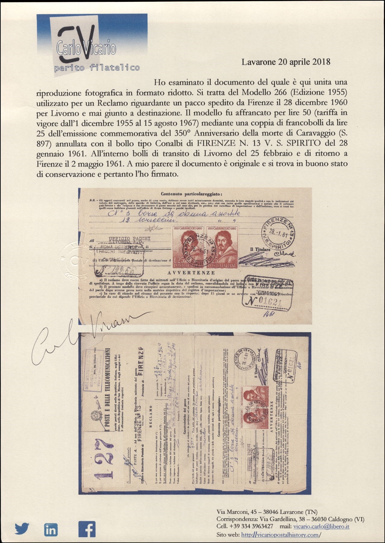 Italia / Repubblica / Posta Ordinaria