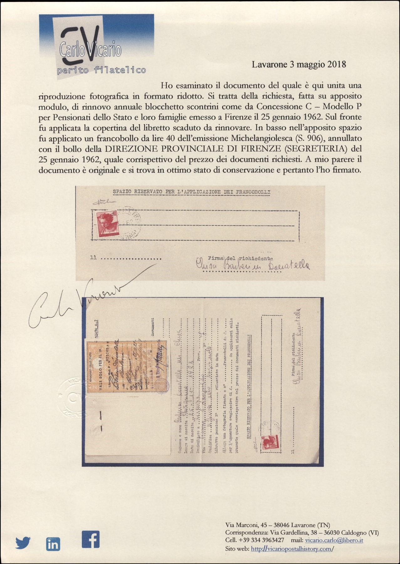 Italia / Repubblica / Posta Ordinaria