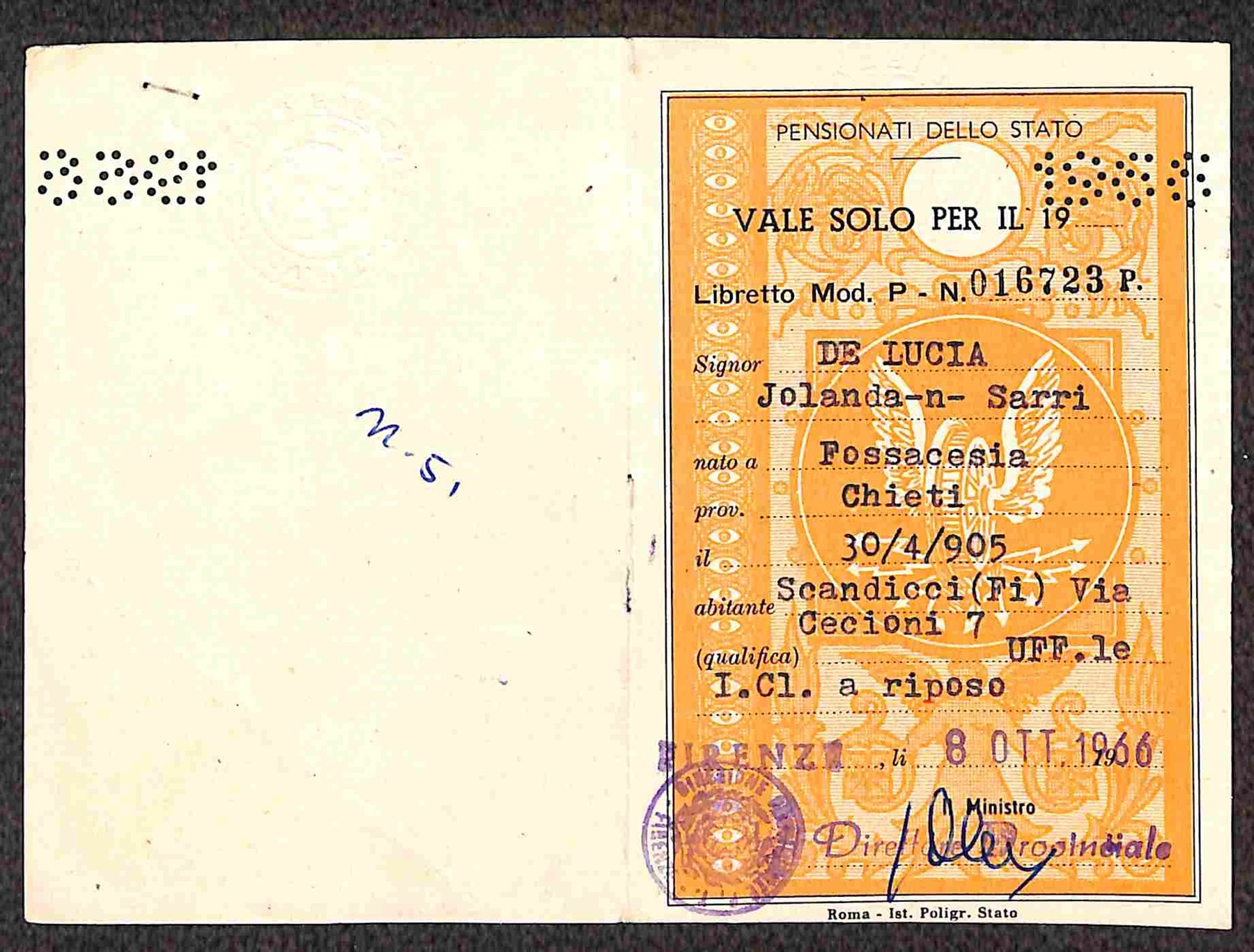 Italia / Repubblica / Posta Ordinaria