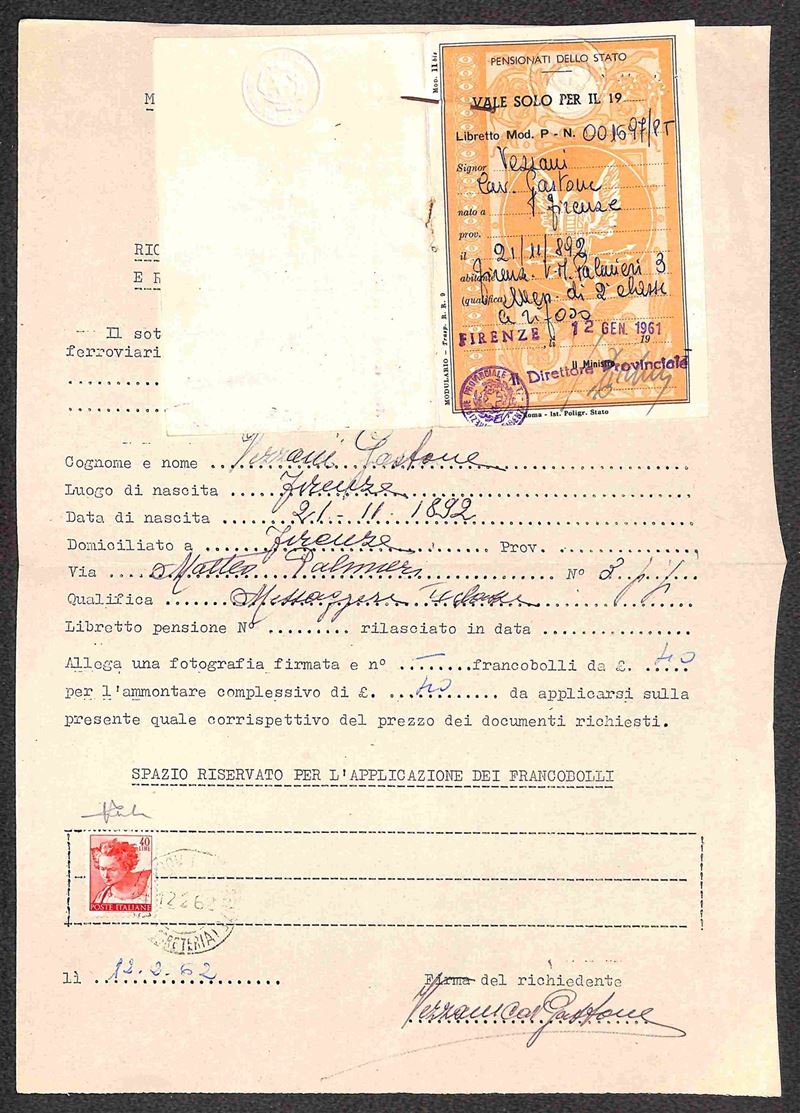 Italia / Repubblica / Posta Ordinaria