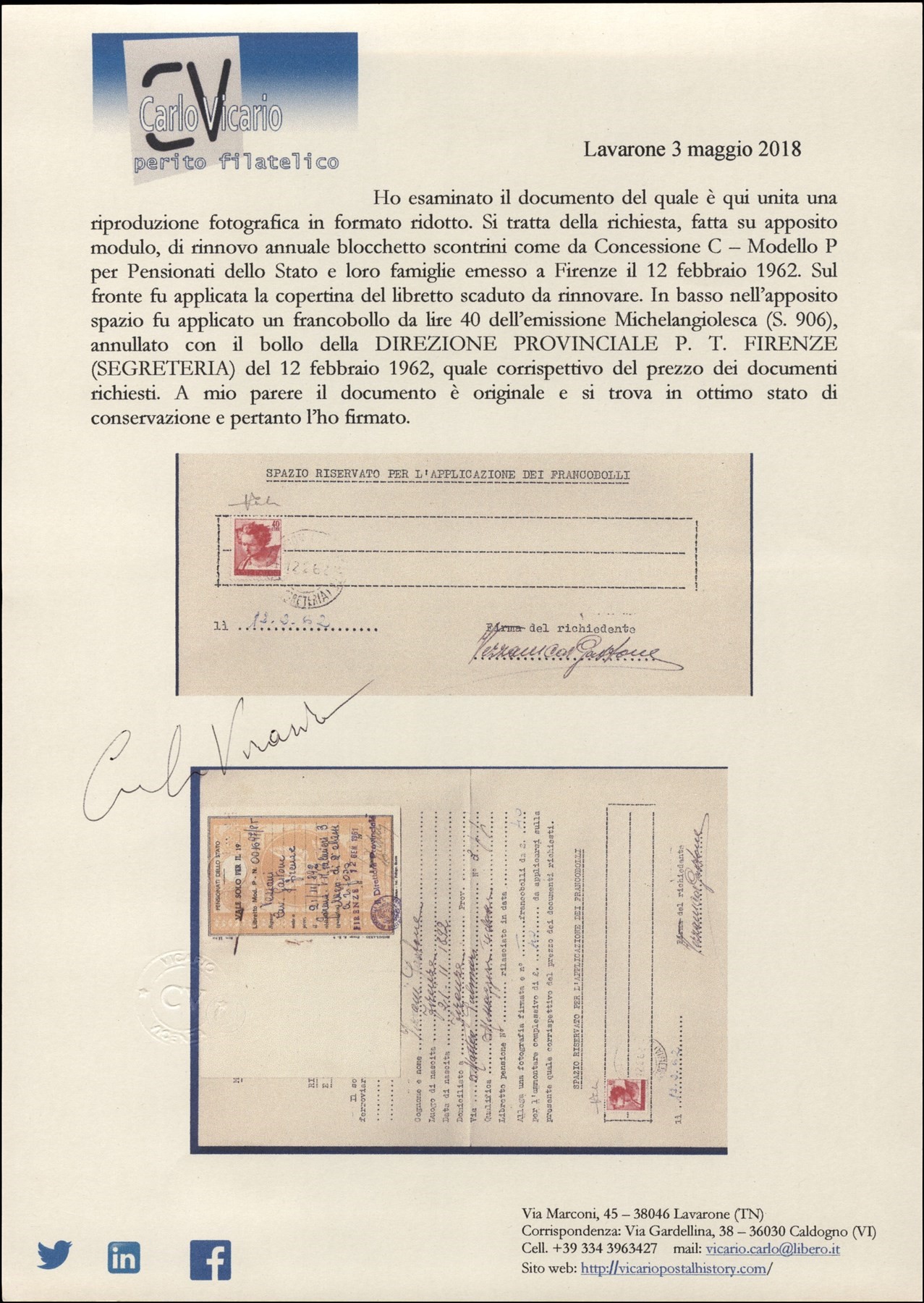 Italia / Repubblica / Posta Ordinaria