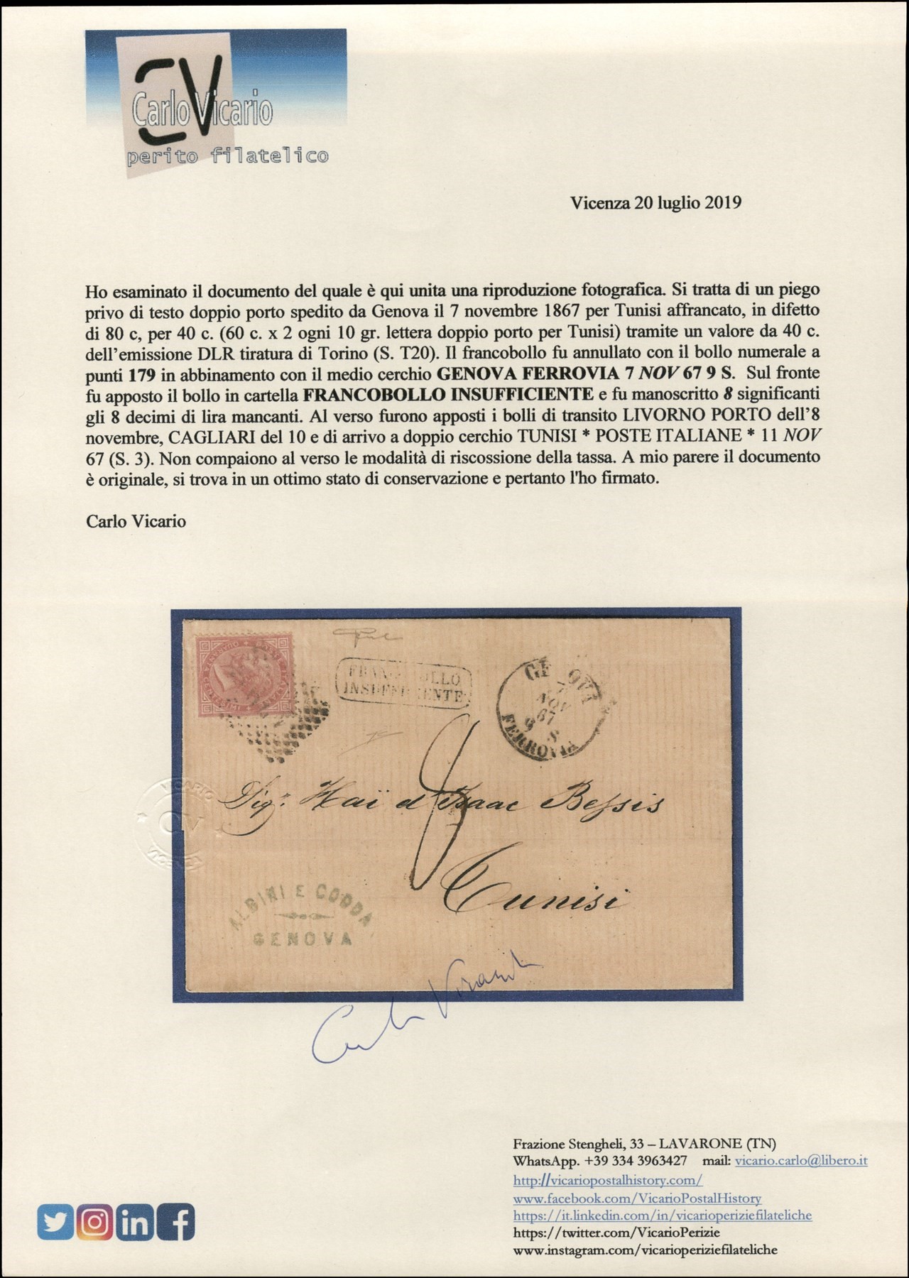 ITALIA / Regno / Posta ordinaria