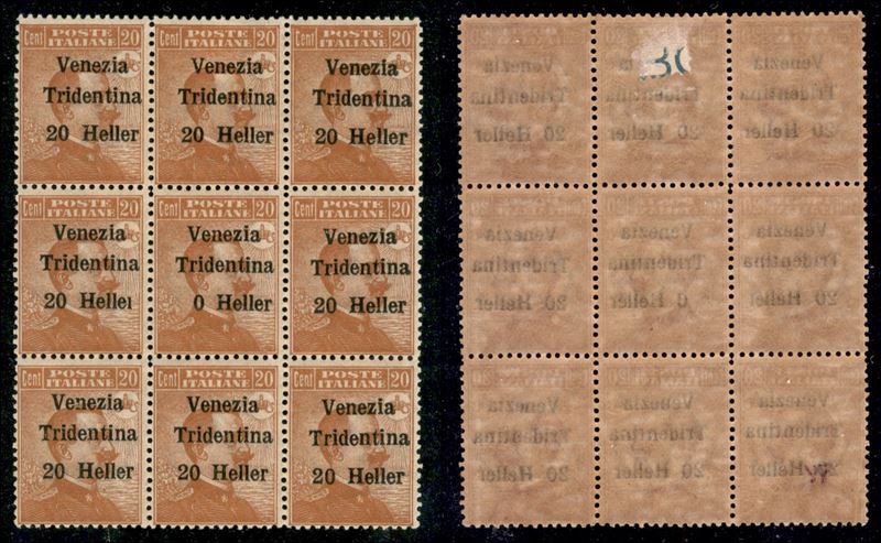 Italia / Occupazioni i Guerra Mondiale / Trentino-alto Adige / Posta Ordinaria