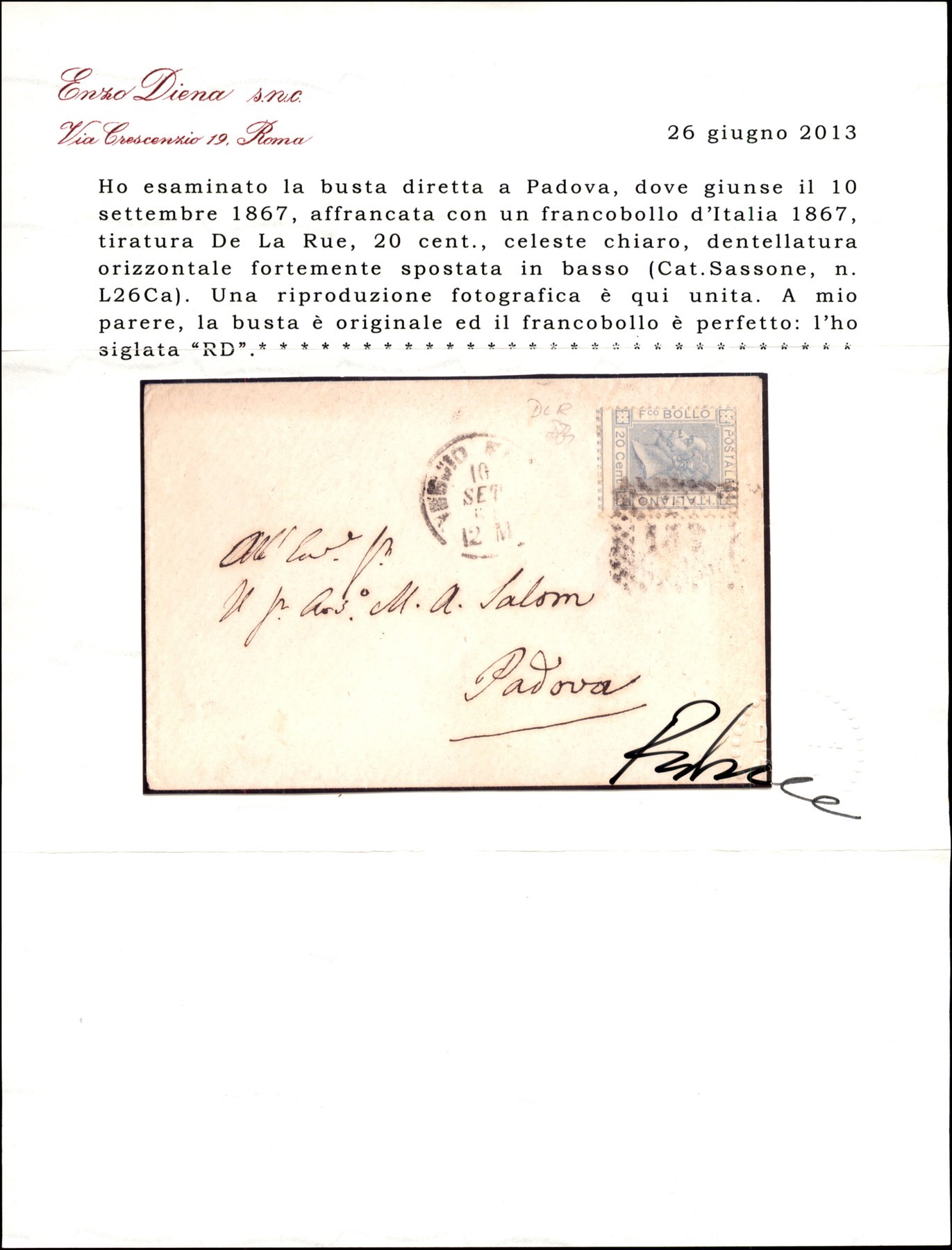 Italia / Regno / Posta Ordinaria