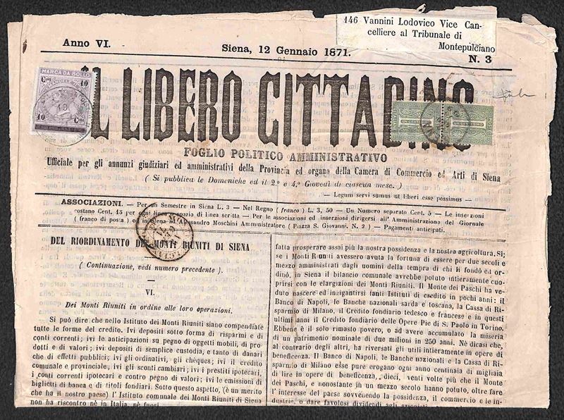 Italia / Regno / Posta Ordinaria