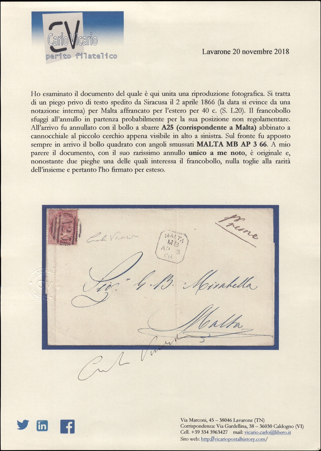 Italia / Regno / Posta Ordinaria