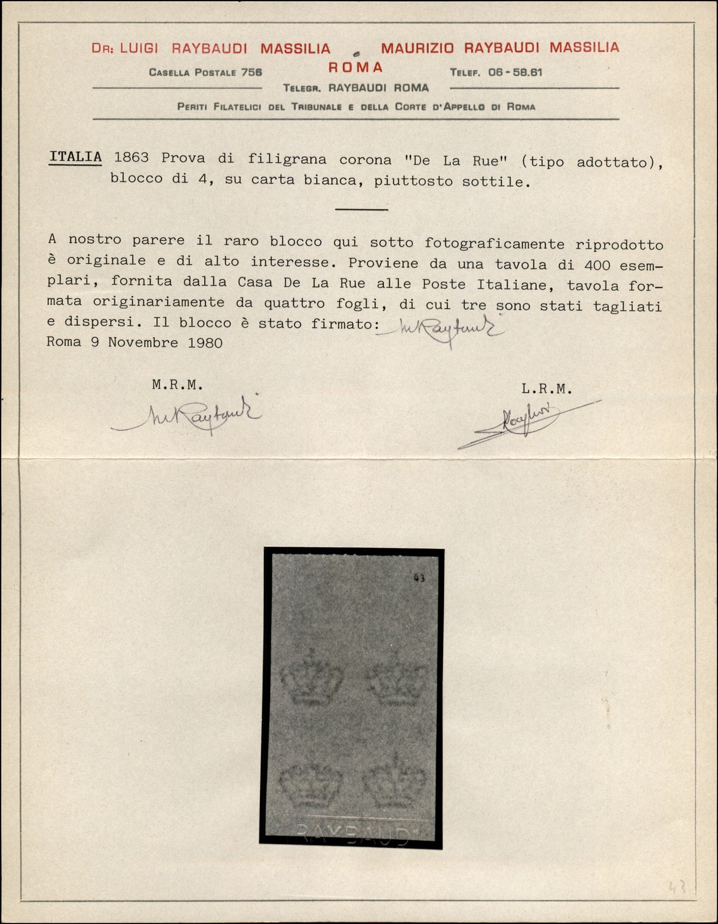 ITALIA / Regno / Posta ordinaria