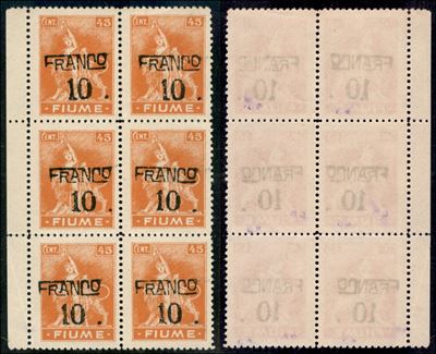 Italia / Occupazioni i Guerra Mondiale / Fiume / Posta Ordinaria