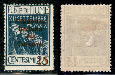Italia / Occupazioni i Guerra Mondiale / Fiume / Posta Ordinaria