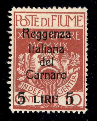 Italia / Occupazioni i Guerra Mondiale / Fiume / Posta Ordinaria