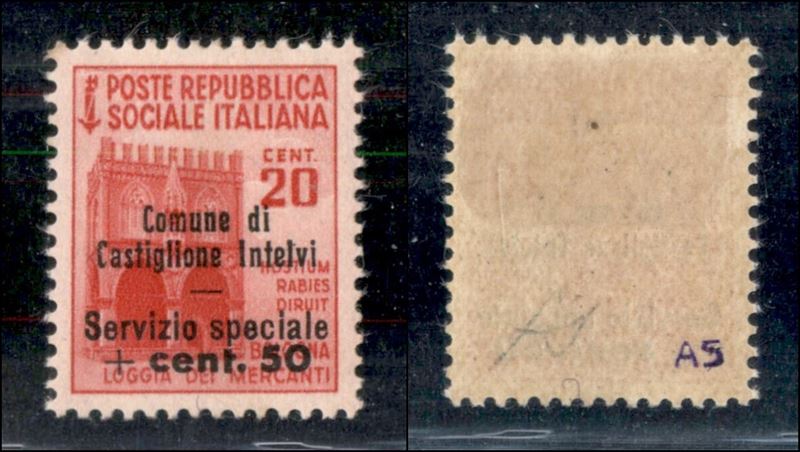 Italia / Emissioni Locali / Castglione D'intelvi / Posta Ordinaria