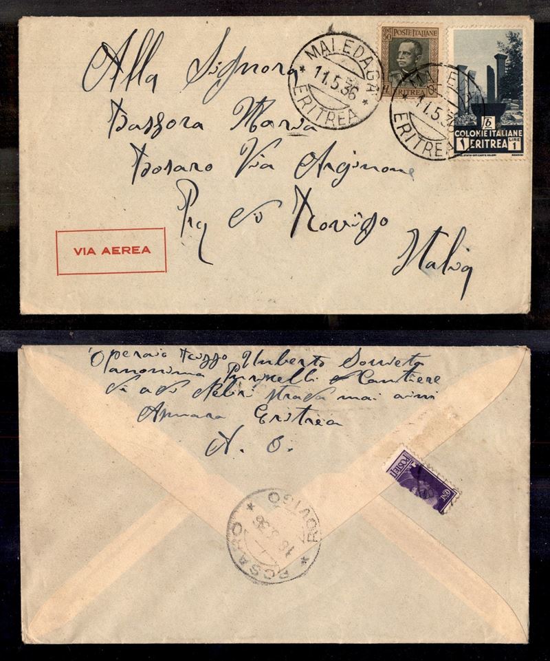 Italia / Colonie / Eritrea / Posta Ordinaria