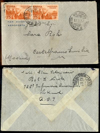 Italia / Colonie / Etiopia / Aerogrammi