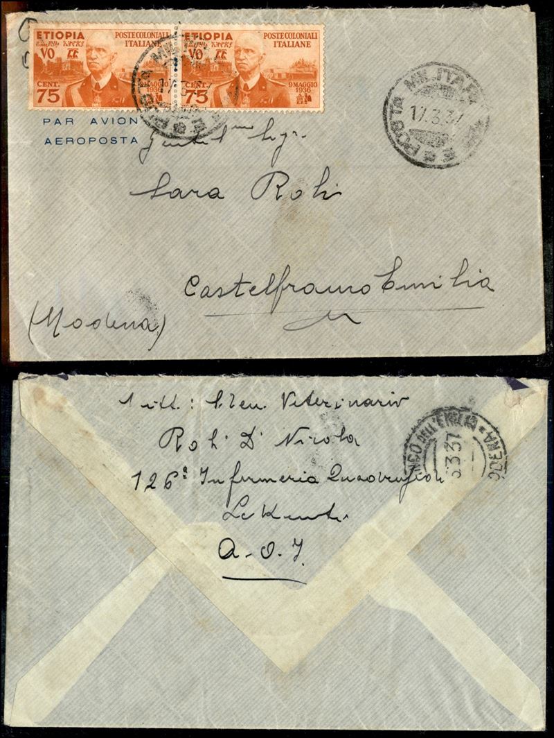 Italia / Colonie / Etiopia / Aerogrammi