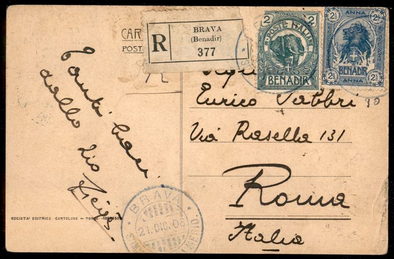 Italia / Colonie / Somalia / Posta Ordinaria
