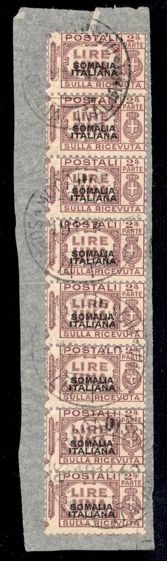 Italia / Colonie / Somalia / Pacchi Postali