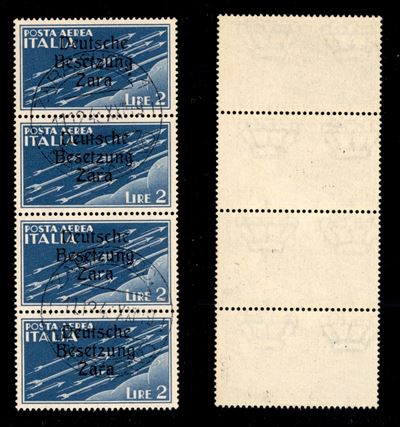 Italia / Occupazioni II Guerra Mondiale / Occupazione Tedesca / Zara / Posta Aerea