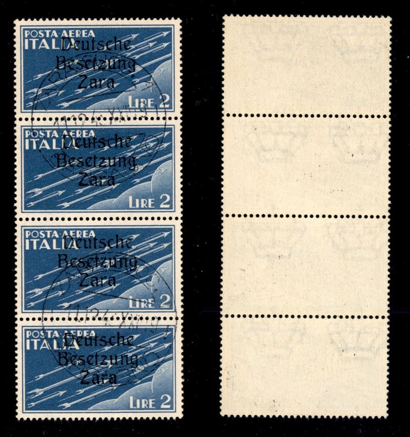 Italia / Occupazioni II Guerra Mondiale / Occupazione Tedesca / Zara / Posta Aerea
