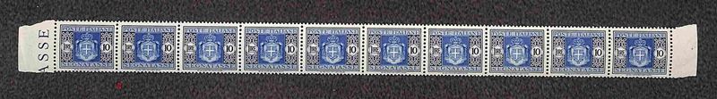 Italia / Luogotenenza / Segnatasse
