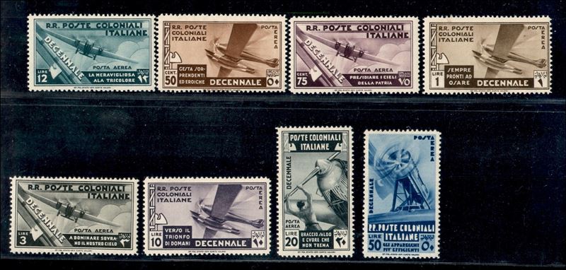 Italia / Colonie / Emissioni Generali / Posta Aerea