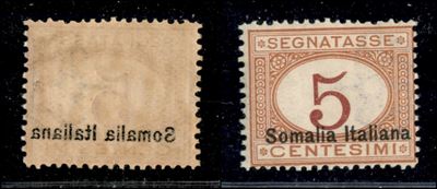 Italia / Colonie / Somalia / Segnatasse