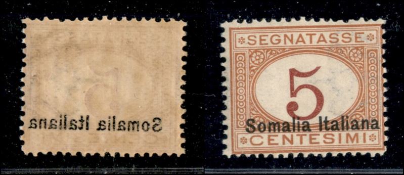 Italia / Colonie / Somalia / Segnatasse