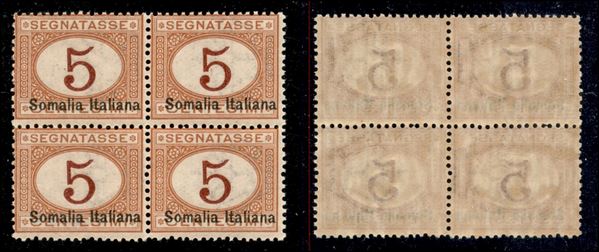 ITALIA / Colonie / Somalia / Segnatasse