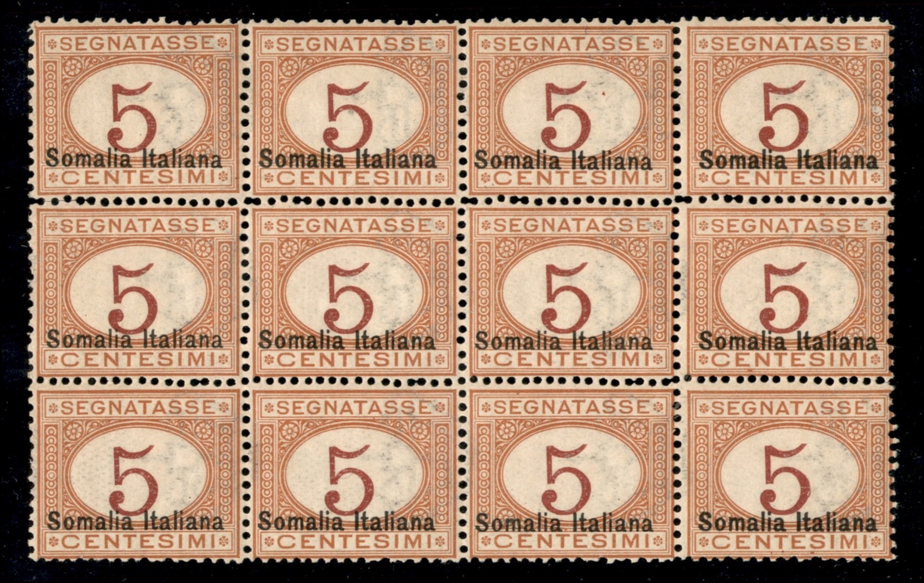 Italia / Colonie / Somalia / Segnatasse