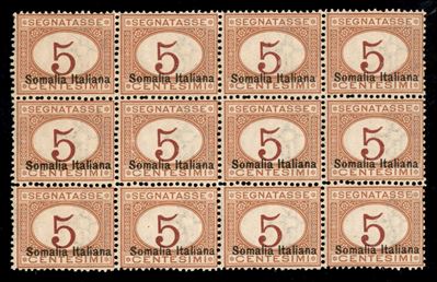Italia / Colonie / Somalia / Segnatasse