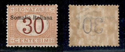 Italia / Colonie / Somalia / Segnatasse