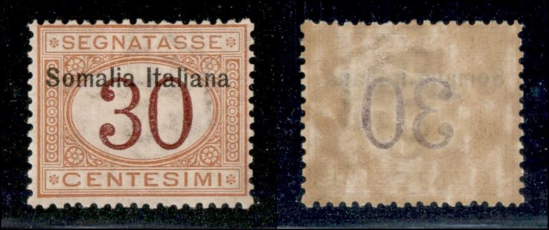 Italia / Colonie / Somalia / Segnatasse