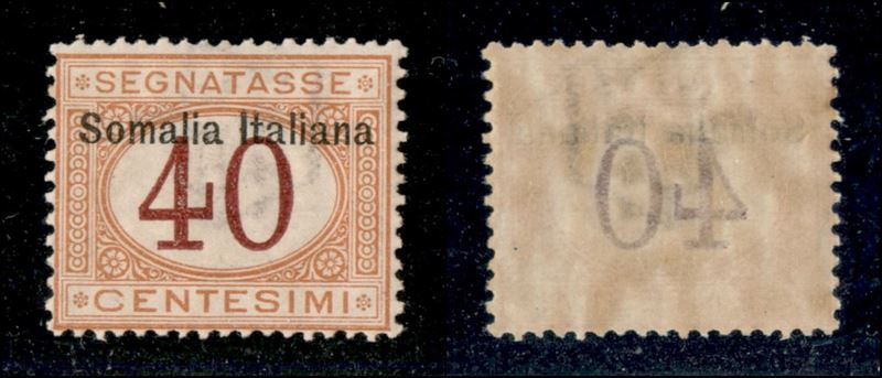 Italia / Colonie / Somalia / Segnatasse