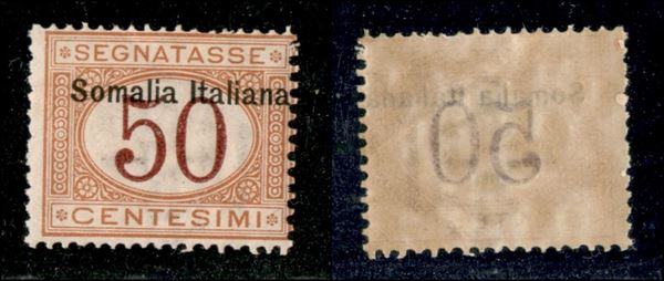 ITALIA / Colonie / Somalia / Segnatasse