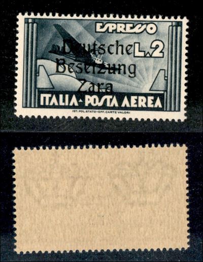 Italia / Occupazioni II Guerra Mondiale / Occupazione Tedesca / Zara / Posta Aerea