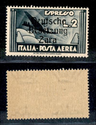 Italia / Occupazioni II Guerra Mondiale / Occupazione Tedesca / Zara / Posta Aerea