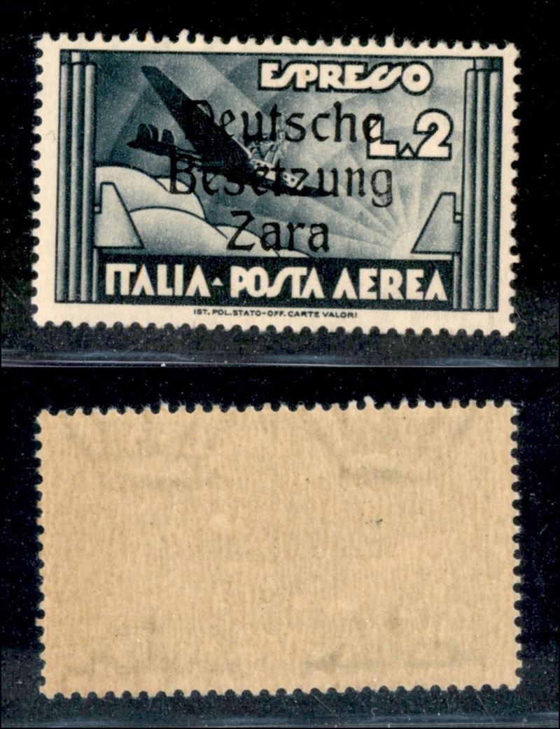 Italia / Occupazioni II Guerra Mondiale / Occupazione Tedesca / Zara / Posta Aerea