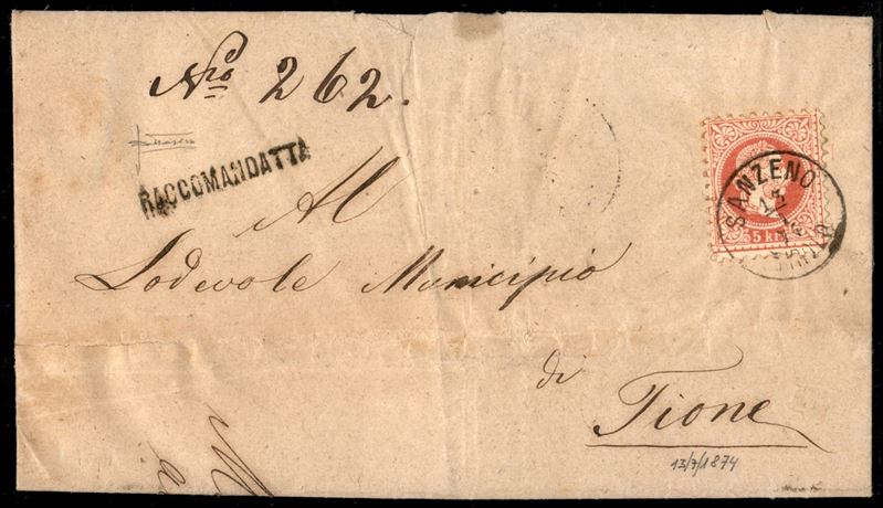 ITALIA / Antichi Stati Italiani / Lombardo Veneto / Territori Italiani d'Austria / Posta ordinari...
