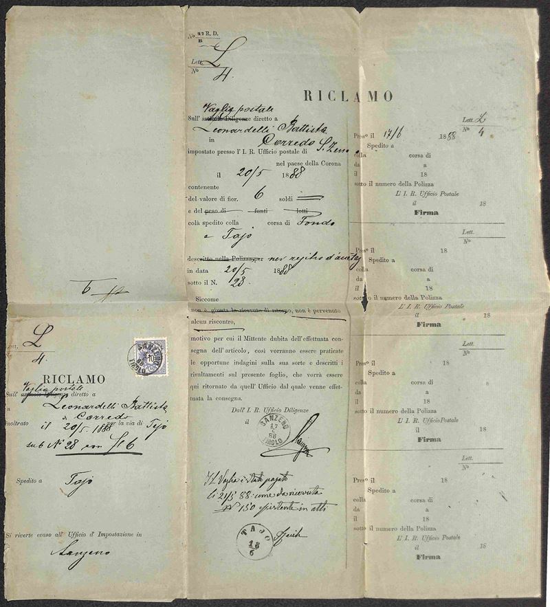 ITALIA / Antichi Stati Italiani / Lombardo Veneto / Territori Italiani d'Austria / Posta ordinari...