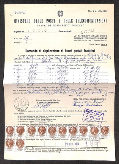 Italia / Repubblica / Posta Ordinaria