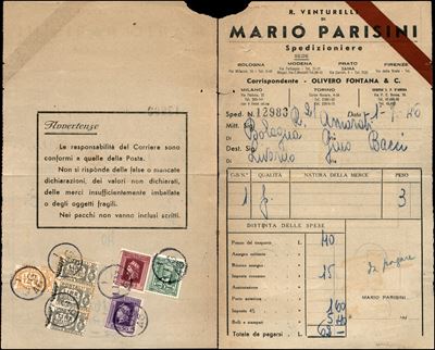 Italia / Repubblica / Pacchi Postali