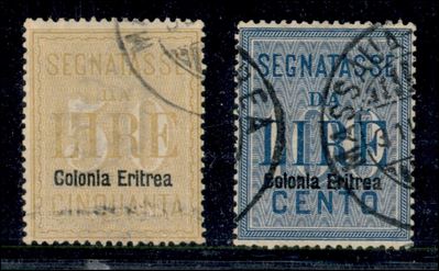 Italia / Colonie / Eritrea / Segnatasse