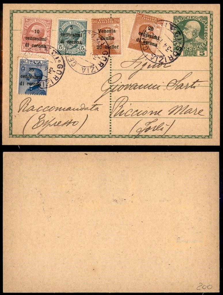 Italia / Occupazioni i Guerra Mondiale / Trento e Trieste / Posta Ordinaria