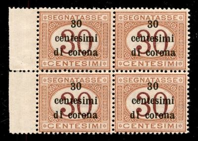 Italia / Occupazioni i Guerra Mondiale / Trento e Trieste / Segnatasse